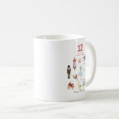 12 TAGE CHRISTMAS KAFFEETASSE (VorderseiteRechts)