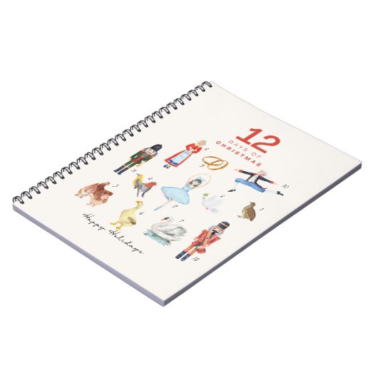 12 TAGE CHRISTMAS NOTIZBLOCK (Linke Seite)