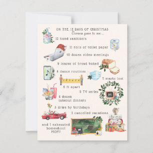 12 Tage Covid   Holiday Foto "Quarantine"