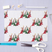 12 Tage Damen-Tanzens des Weihnachten9 Seidenpapier (Handwerk)