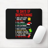 12 Tage der Auslieferung Weihnachts-Pajama-Weihnac Mousepad (Mit Mouse)