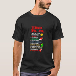 12 Tage der Auslieferung Weihnachts-Pajama-Weihnac T-Shirt