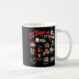 12 Tage der CT-Scans Weihnachten CT-Tech Cat Scan Kaffeetasse