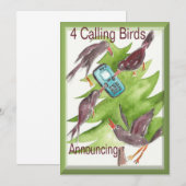 12 Tage der Einladung zu Weihnachten (Vorne/Hinten)