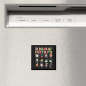 12 Tage der Fruchtbarkeit Ivf Krankenschwester Wei Magnet (In Situ (Geschirrspüler))