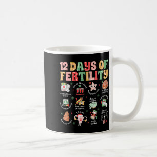 12 Tage der Fruchtbarkeits-IVF-Krankenschwester-We Kaffeetasse