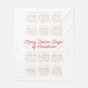 12 Tage der Weihnachtszeit Fleece Donnerwetter