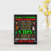 12 Tage des Unterrichts Sonderpädagogik Ieps Sped  Karte (Gelbe Blume)