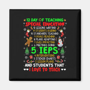 12 Tage des Unterrichts Sonderpädagogik Ieps Sped  Magnet