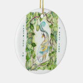 12 Tage des Weihnachtsrebhuhns Keramikornament (Rechts)