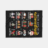 12 Tage eines Buchhalters, Weihnachtsfeier, Lustig Fleecedecke (Vorderseite (Horizontal))
