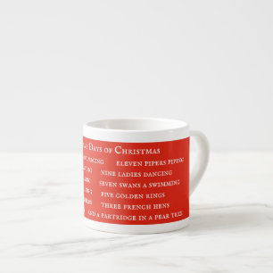 12 TAGE LYRICS Espresso Tasse / Rot