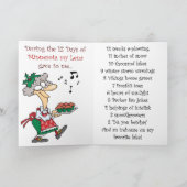 12 Tage Minnesota Card Feiertagskarte (Innenseite)