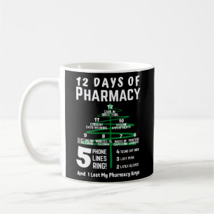12 Tage Pharmacy Tree Pharmacist Kaffeetasse