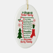 12 Tage Rollen-Derby-Weihnachten, Rollen-Skaten Keramikornament (Rechts)