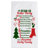 12 Tage Rollen-Derby-Weihnachten, Rollen-Skaten Kleine Geschenktüte (Rückseite)