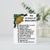 12 Tage RSD/CRPS Postkarte (Stehend Vorderseite)