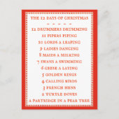 12 TAGE TEXTE Postkarte II (Vorderseite)