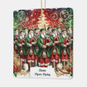 12 Tage Weihnachten 11 Rohrleitungen Keramikornament (Links)