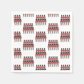 12 Tage Weihnachten 11 Rohrleitungen Serviette (Vorderseite)