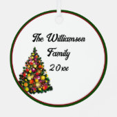 12 Tage Weihnachten 2 Turtle Doves Individuelle Na Ornament Aus Metall (Rückseite)