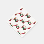 12 Tage Weihnachten 9 Ladys Dancing Serviette (Ecke)