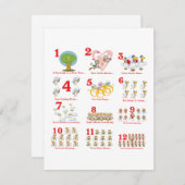 12 Tage Weihnachten abgeschlossen (Vorne/Hinten)