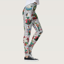 12 Tage Weihnachten Ein Partridge in einem Birnenb Leggings