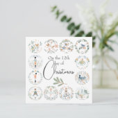 12 Tage Weihnachten Elegant (Stehend Vorderseite)