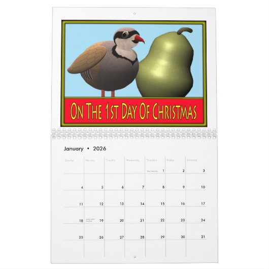 12 Tage Weihnachten Kalender (Jan 2026)
