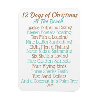 12 Tage Weihnachten Magnet