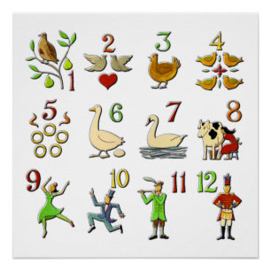 12 Tage Weihnachten Poster