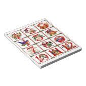12 Tage Weihnachten Quilt Druck Geschenke Notizblock (angewinkelt)