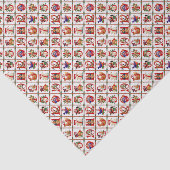 12 Tage Weihnachten Quilt Druck Seidenpapier (Ausschnitt)