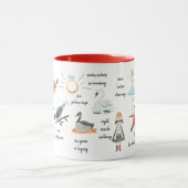 12 Tage Weihnachten Tasse (Zentrum)