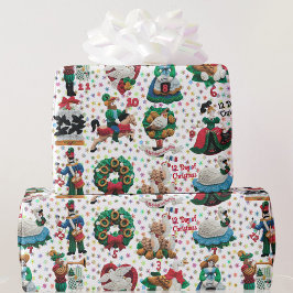 12 Tage Weihnachts Handgefertigte Gürtelschmuck Geschenkpapier