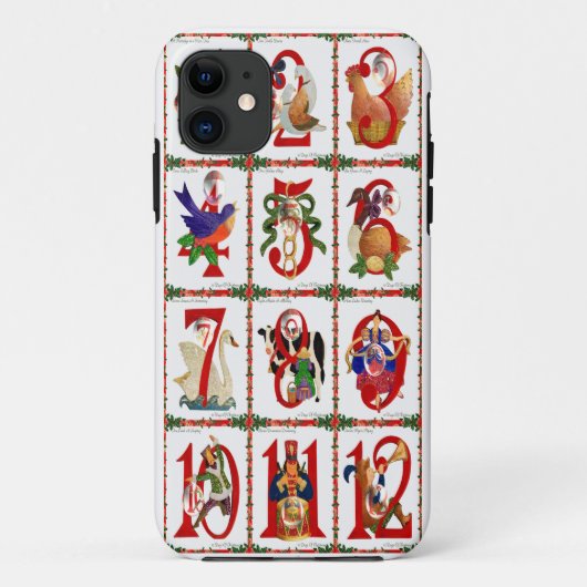 12 Tage Weihnachts Quilt Druckgeschenke Case-Mate iPhone Hülle (Rückseite)