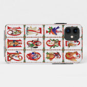 12 Tage Weihnachts Quilt Druckgeschenke Case-Mate iPhone Hülle (Rückseite (Horizontal))