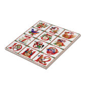 12 Tage Weihnachts Quilt Druckgeschenke Fliese (Seite)