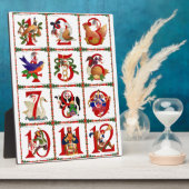 12 Tage Weihnachts Quilt Druckgeschenke Fotoplatte (Seite)