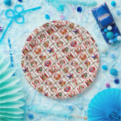 12 Tage Weihnachts Quilt Print Papier Napkins Pappteller (Party)