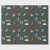 12 Tage Weihnachts-Weihnachtswrapping Papier Geschenkpapier (Flach)