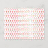 12 Tage Weihnachtsbrief Feiertagspostkarte (Rückseite)