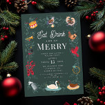12 Tage Weihnachtsfeier Einladung<br><div class="desc">Feiern Sie die Saison mit dieser 12 Tage Weihnachtsfeier-Design. Sie können dies durch einen Klick auf "PERSONALISIEREN" weiter anpassen. Matching Items in unserem Shop für ein komplettes Party Thema.</div>