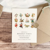 12 Tage Weihnachtsfeier Einladung