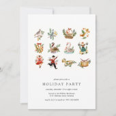 12 Tage Weihnachtsfeier Einladung (Vorderseite)