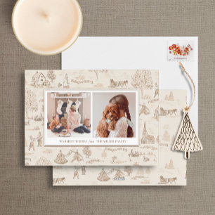 12 Tage Weihnachtsfeiertag Multi Foto Card Feiertagskarte