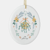 12 Tage Weihnachtsfeiertag Traditionelle Ringe Keramik Ornament (Rechts)