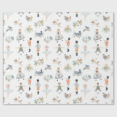 12 Tage Weihnachtsfest Muster Geschenkpapier (Flach)