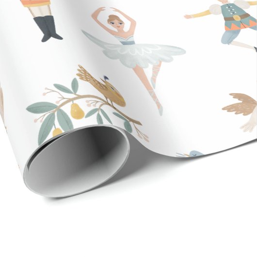 12 Tage Weihnachtsfest Muster Geschenkpapier (Rolleneckpunkt)